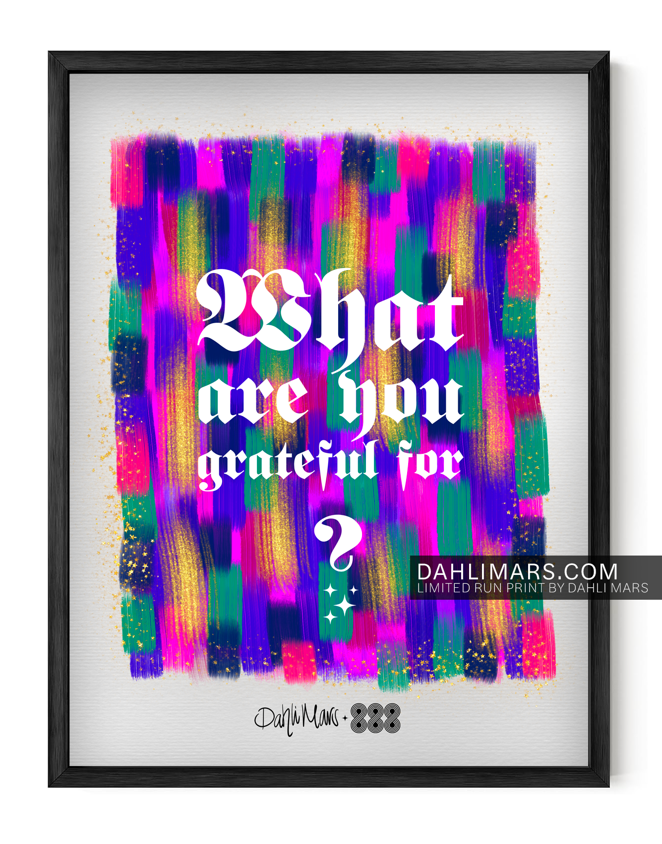 What Are You Grateful For? Print